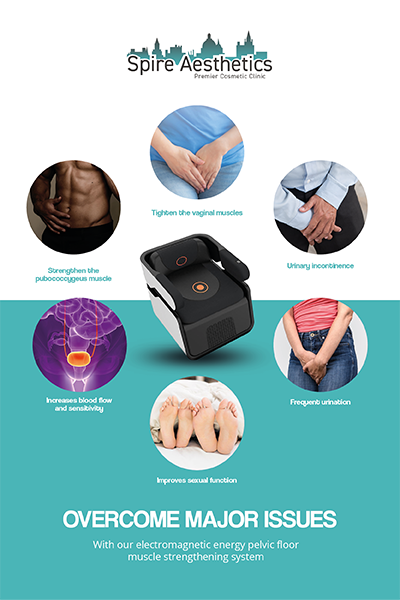 Image of EMS chair to treat Urine leakage Ampthill from Spire Aesthetics