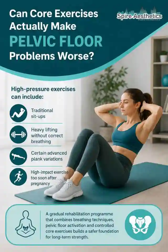 Can Strengthening Your Core Alone Actually Make Pelvic Floor Problems Worse Ampthill?